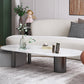 Glam 3 Legs Cocktail Table Oval Coffee Cocktail Table for Living Room Clearhalo 'Coffee & Accent Tables' 'Coffee Tables' 'coffee_tables' 'furn' 'furn_coffee_tables' 'Furniture' 'Living Room Furniture' 5749045