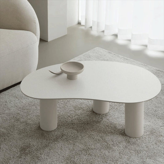 13.78" Tall Contemporary Style Coffee Cocktail Table Wooden 3 Legs Coffee Table Clearhalo 'Coffee & Accent Tables' 'Coffee Tables' 'coffee_tables' 'furn' 'furn_coffee_tables' 'Furniture' 'Living Room Furniture' 5749187