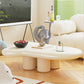 Scandinavian Solid Wood Coffee Cocktail Table 4 Legs Coffee Table Clearhalo 'Coffee & Accent Tables' 'Coffee Tables' 'coffee_tables' 'furn' 'furn_coffee_tables' 'Furniture' 'Living Room Furniture' 5749225