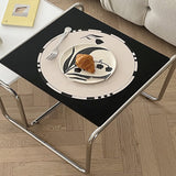 Scandinavian Sled Coffee Table Set Wooden Coffee Table Set for Living Room