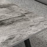 Glamkreuzbeine Couchtisch Schiefer rechteckiger Kaffeetisch für Zuhause