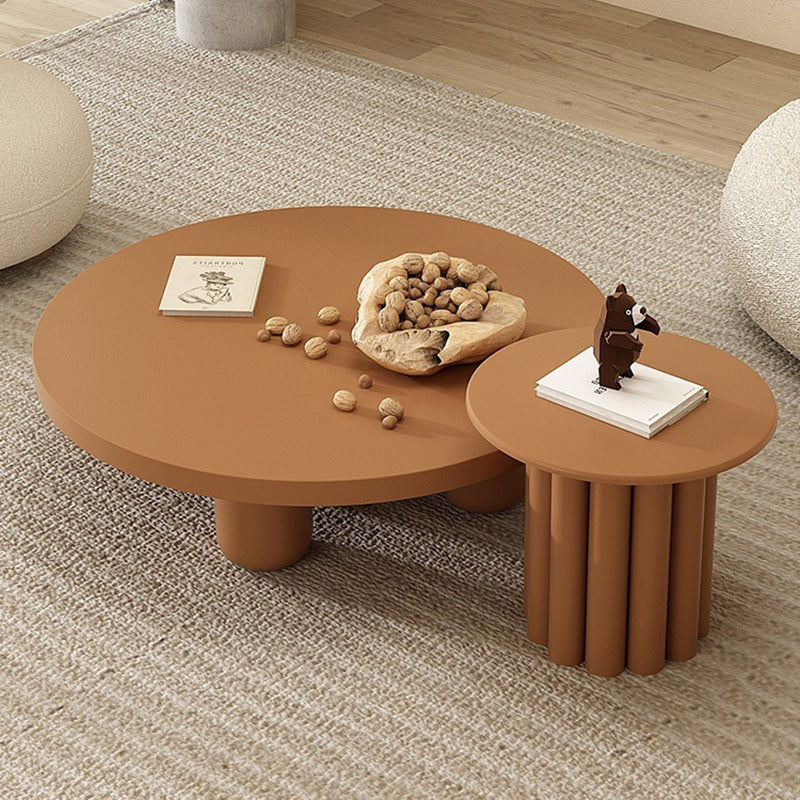 4 gambe tavolino rotondo tavolino minimalista per soggiorno