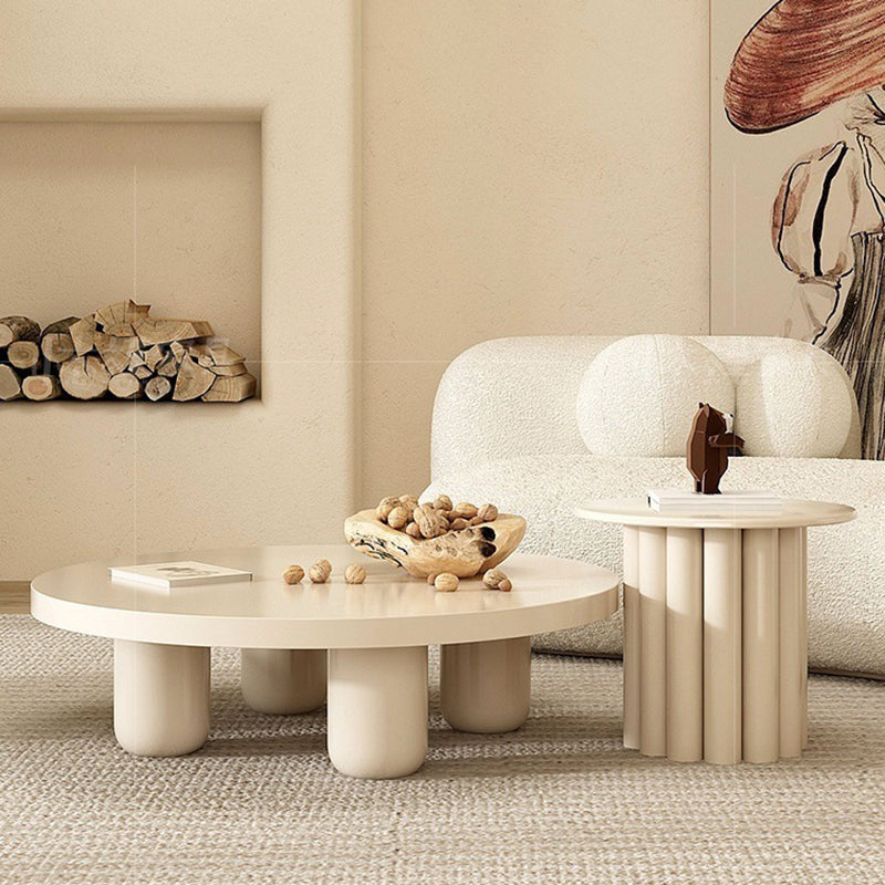 4 gambe tavolino rotondo tavolino minimalista per soggiorno