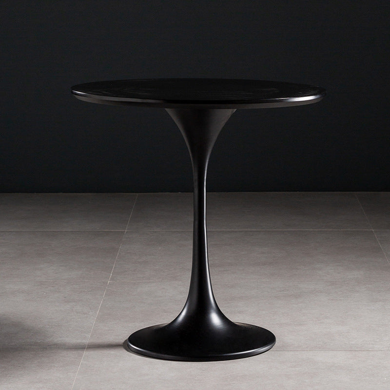 1 Massivholz Couchtisch rund minimalistische Couchtisch für Wohnzimmer