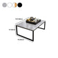 Glam Sled Coffee Table Set Slate Rectangular Coffee Table for Home Clearhalo 'Coffee & Accent Tables' 'Coffee Tables' 'coffee_tables' 'furn' 'furn_coffee_tables' 'Furniture' 'Living Room Furniture' 5749381