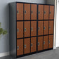 Kleiderschrank des zeitgenössischen Stils Metal Home Garderobe Closet mit Schloss