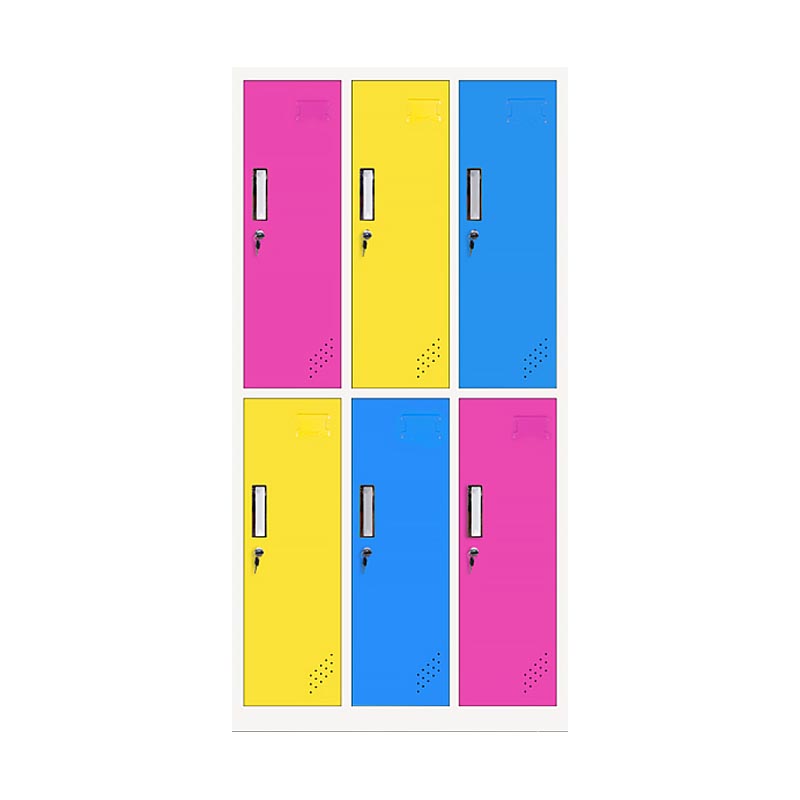 Kleiderschrank des zeitgenössischen Stils Metal Home Garderobe Closet mit Schloss