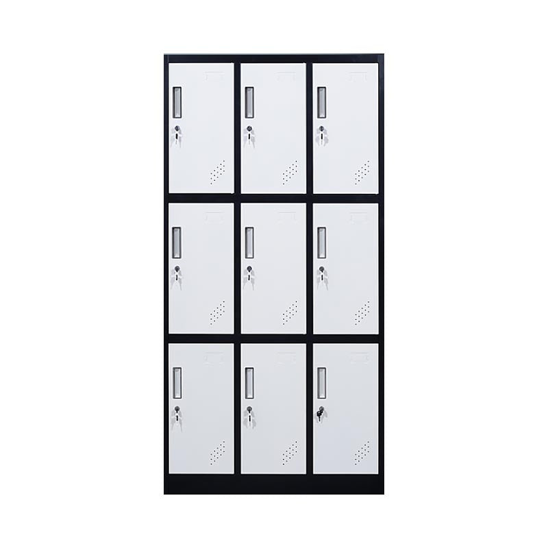 Kleiderschrank des zeitgenössischen Stils Metal Home Garderobe Closet mit Schloss