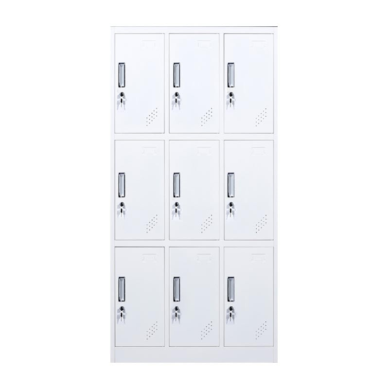 Kleiderschrank des zeitgenössischen Stils Metal Home Garderobe Closet mit Schloss