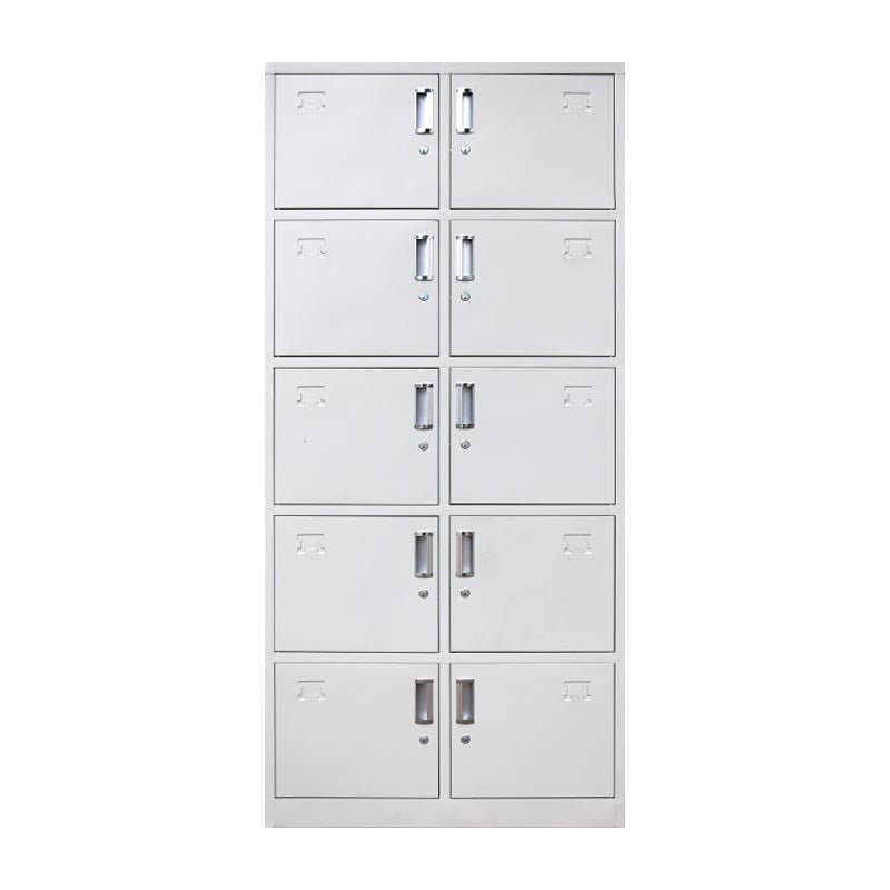 Kleiderschrank des zeitgenössischen Stils Metal Home Garderobe Closet mit Schloss