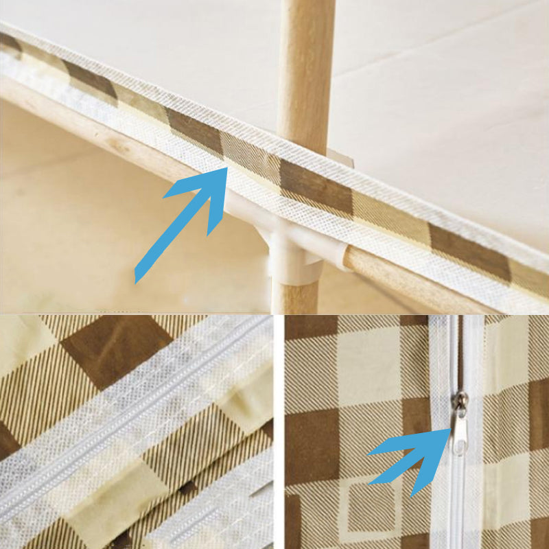 Eigentijdse stijl garderobe armoire massief houten slaapkamer garderobe kast