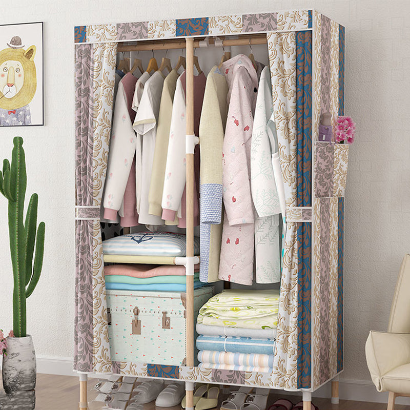 Eigentijdse stijl garderobe armoire massief houten slaapkamer garderobe kast