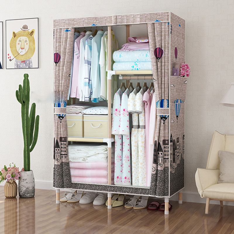 Eigentijdse stijl garderobe armoire massief houten slaapkamer garderobe kast