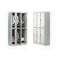 Contemporary Style Wardrobe Armoire White Color Steel Wardrobe Closet with Locks