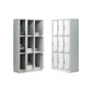 Contemporary Style Wardrobe Armoire White Color Steel Wardrobe Closet with Locks