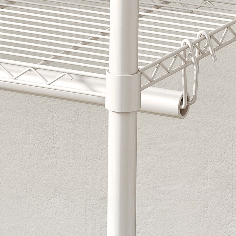 Contemporary Style Wardrobe Steel Wardrobe Closet with Shelves Clearhalo 'Armoires & Wardrobes' 'armoires_wardrobes' 'Bedroom Furniture' 'furn' 'furn_armoires_wardrobes' 'Furniture' 5750079