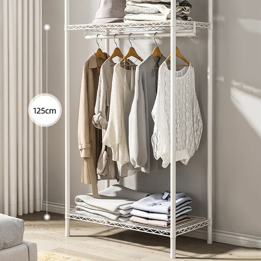 Contemporary Style Wardrobe Steel Wardrobe Closet with Shelves Clearhalo 'Armoires & Wardrobes' 'armoires_wardrobes' 'Bedroom Furniture' 'furn' 'furn_armoires_wardrobes' 'Furniture' 5750092