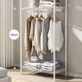 Contemporary Style Wardrobe Steel Wardrobe Closet with Shelves Clearhalo 'Armoires & Wardrobes' 'armoires_wardrobes' 'Bedroom Furniture' 'furn' 'furn_armoires_wardrobes' 'Furniture' 5750092