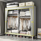 Contemporary Style Wardrobe Steel Wardrobe Closet with Shelves Clearhalo 'Armoires & Wardrobes' 'armoires_wardrobes' 'Bedroom Furniture' 'furn' 'furn_armoires_wardrobes' 'Furniture' 5750096