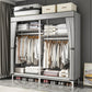 Contemporary Style Wardrobe Steel Wardrobe Closet with Shelves Clearhalo 'Armoires & Wardrobes' 'armoires_wardrobes' 'Bedroom Furniture' 'furn' 'furn_armoires_wardrobes' 'Furniture' 5750100