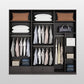 Modern Style Wardrobe Armoire Wood Wardrobe Closet with 1-drawer