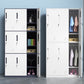 Contemporary Style Wardrobe Metal Home Wardrobe Closet with Doors Clearhalo 'Armoires & Wardrobes' 'armoires_wardrobes' 'Bedroom Furniture' 'furn' 'furn_armoires_wardrobes' 'Furniture' 5750136