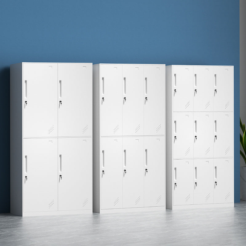 Contemporary Style Wardrobe Metal Home Wardrobe Closet with Doors Clearhalo 'Armoires & Wardrobes' 'armoires_wardrobes' 'Bedroom Furniture' 'furn' 'furn_armoires_wardrobes' 'Furniture' 5750140