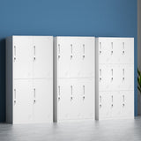 Contemporary Style Wardrobe Metal Home Wardrobe Closet with Doors Clearhalo 'Armoires & Wardrobes' 'armoires_wardrobes' 'Bedroom Furniture' 'furn' 'furn_armoires_wardrobes' 'Furniture' 5750140