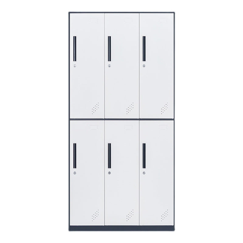 Contemporary Style Wardrobe Metal Home Wardrobe Closet with Doors Clearhalo 'Armoires & Wardrobes' 'armoires_wardrobes' 'Bedroom Furniture' 'furn' 'furn_armoires_wardrobes' 'Furniture' 5750144