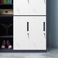 Contemporary Style Wardrobe Metal Home Wardrobe Closet with Doors Clearhalo 'Armoires & Wardrobes' 'armoires_wardrobes' 'Bedroom Furniture' 'furn' 'furn_armoires_wardrobes' 'Furniture' 5750146