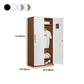 Contemporary Style Wardrobe Metal Home Wardrobe Closet with Doors Clearhalo 'Armoires & Wardrobes' 'armoires_wardrobes' 'Bedroom Furniture' 'furn' 'furn_armoires_wardrobes' 'Furniture' 5750169