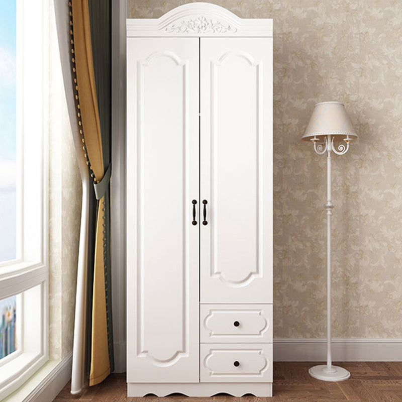 Franse landkledingkast Wood Soft Close Door Garderobe Closet met 2 la