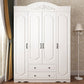 Franse landkledingkast Wood Soft Close Door Garderobe Closet met 2 la