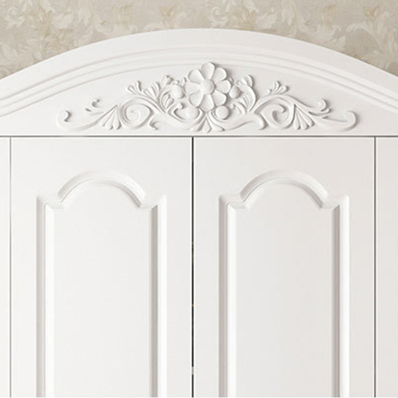 Franse landkledingkast Wood Soft Close Door Garderobe Closet met 2 la