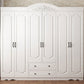 Franse landkledingkast Wood Soft Close Door Garderobe Closet met 2 la