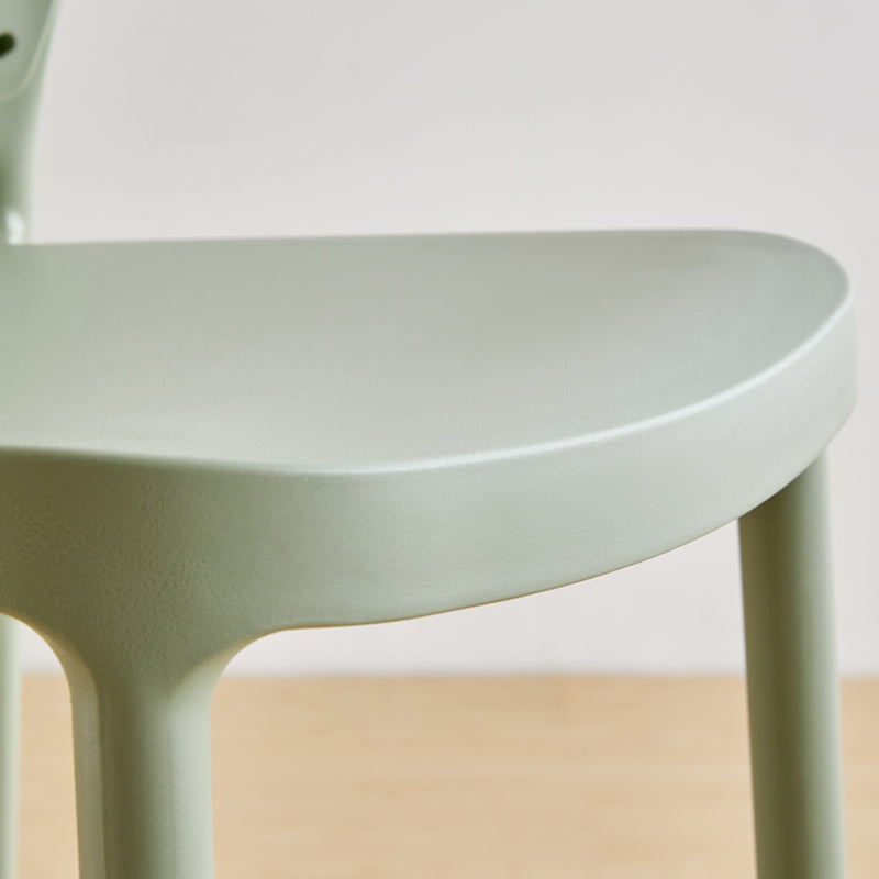 Sgabello contropiede in plastica in plastica in plastica in plastica in plastica contemporanea in finitura opaca per interno