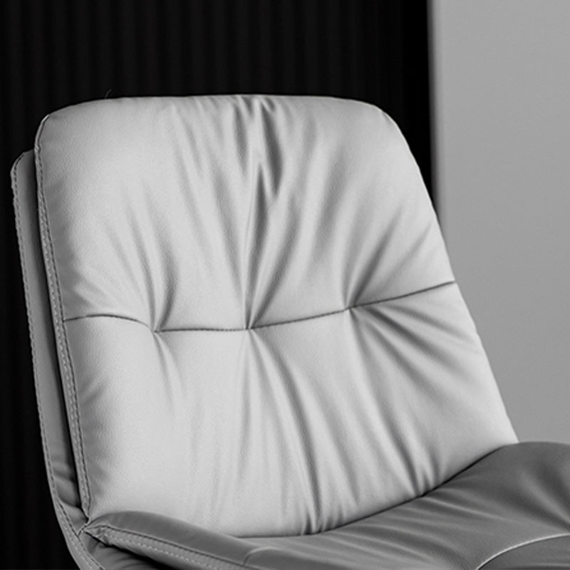 Tabouret de comptoir en fausse en cuir en métal en métal contemporain avec finition mate en finition mate