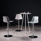 Modern Adjustable Dining Stool Plastic Footrest Counter Stool with Swivel Clearhalo 'Bar Furniture' 'Bar Stools' 'bar_stools' 'furn' 'furn_bar_stools' 'Furniture' 'Kitchen & Dining Furniture' 5751150