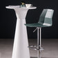 Modern Adjustable Dining Stool Plastic Footrest Counter Stool with Swivel Clearhalo 'Bar Furniture' 'Bar Stools' 'bar_stools' 'furn' 'furn_bar_stools' 'Furniture' 'Kitchen & Dining Furniture' 5751161