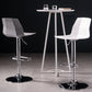 Modern Adjustable Dining Stool Plastic Footrest Counter Stool with Swivel Clearhalo 'Bar Furniture' 'Bar Stools' 'bar_stools' 'furn' 'furn_bar_stools' 'Furniture' 'Kitchen & Dining Furniture' 5751164