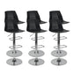 Modern Adjustable Dining Stool Plastic Footrest Counter Stool with Swivel Black 6 Piece Set Clearhalo 'Bar Furniture' 'Bar Stools' 'bar_stools' 'furn' 'furn_bar_stools' 'Furniture' 'Kitchen & Dining Furniture' 5751176