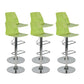 Modern Adjustable Dining Stool Plastic Footrest Counter Stool with Swivel Yellow-Green 6 Piece Set Clearhalo 'Bar Furniture' 'Bar Stools' 'bar_stools' 'furn' 'furn_bar_stools' 'Furniture' 'Kitchen & Dining Furniture' 5751177