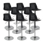 Modern Adjustable Dining Stool Plastic Footrest Counter Stool with Swivel Black 8 Piece Set Clearhalo 'Bar Furniture' 'Bar Stools' 'bar_stools' 'furn' 'furn_bar_stools' 'Furniture' 'Kitchen & Dining Furniture' 5751183