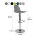 Modern Adjustable Dining Stool Plastic Footrest Counter Stool with Swivel Clearhalo 'Bar Furniture' 'Bar Stools' 'bar_stools' 'furn' 'furn_bar_stools' 'Furniture' 'Kitchen & Dining Furniture' 5751189