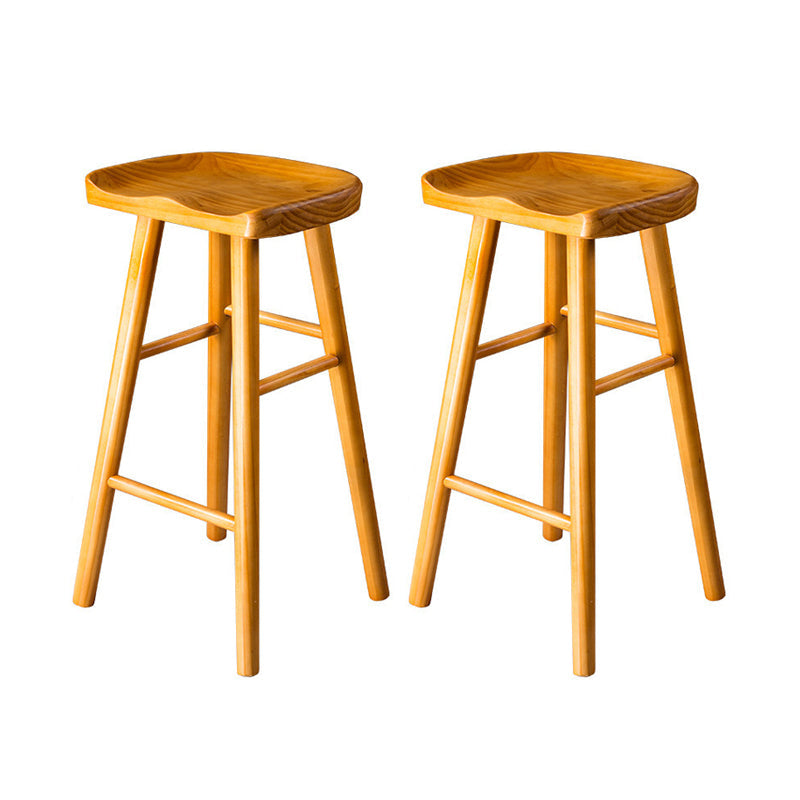 Sgabello da banco in legno in legno contemporaneo in legno in finitura opaca per interno