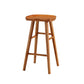 Contemporary Wood Stool Wood Counter Stool in Matte Finish for Indoor