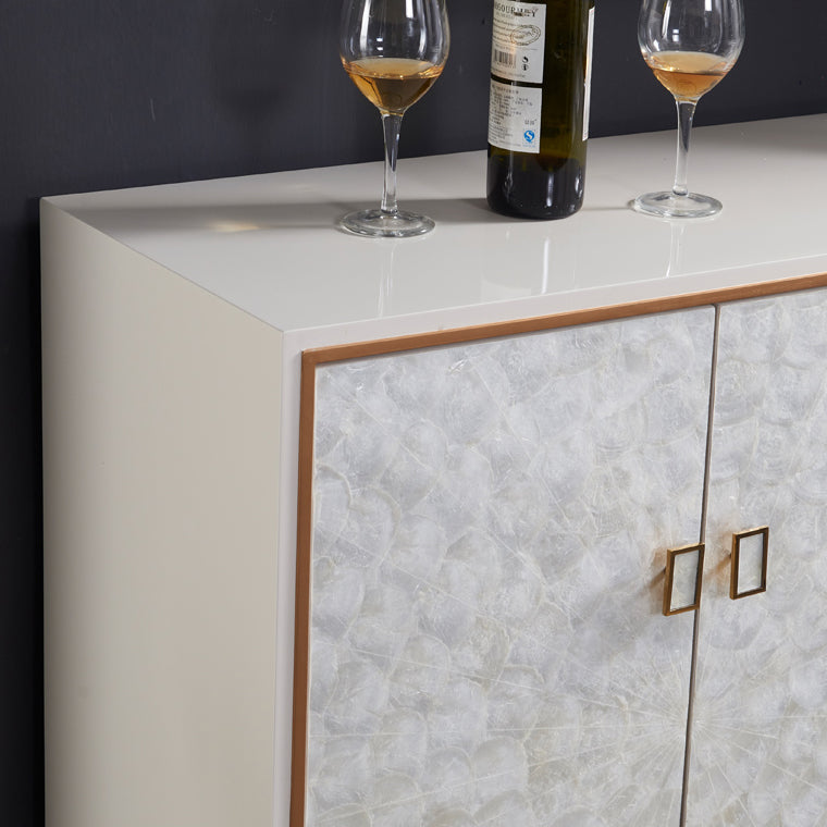 Glam soggiorno per le pranzo server per le scaffalature regolabili