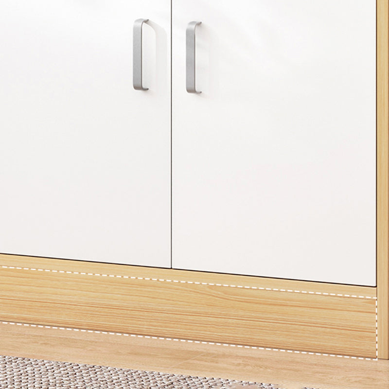 Sideboard di stoccaggio aperto moderno sideboard in legno ingegnerizzato per soggiorno