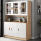 Glass Door Artificial Wood Sideboard Modern Server Cabinet with Storage for Dining Room Clearhalo 'buffet_sideboard' 'Buffets & Sideboards' 'furn' 'furn_buffet_sideboard' 'Furniture' 'Kitchen & Dining Furniture' 5751507