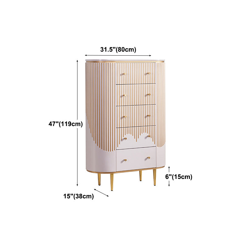 Sideboard a buffet moderni con cassetti in legno ingegnerizzato e deposito per sala da pranzo